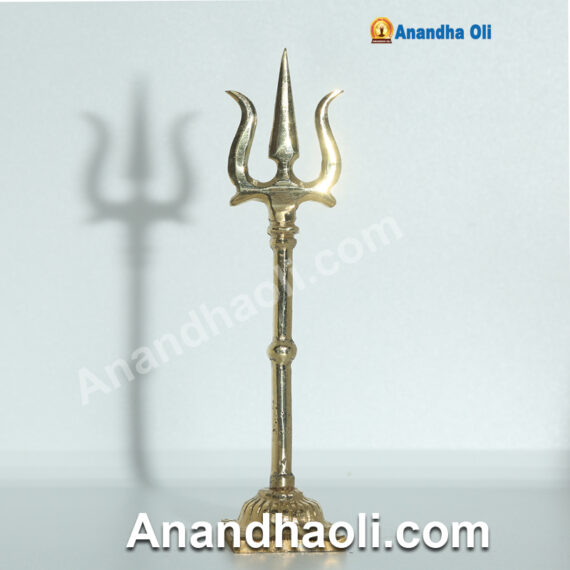 Soolam brass with stand 6 inches
